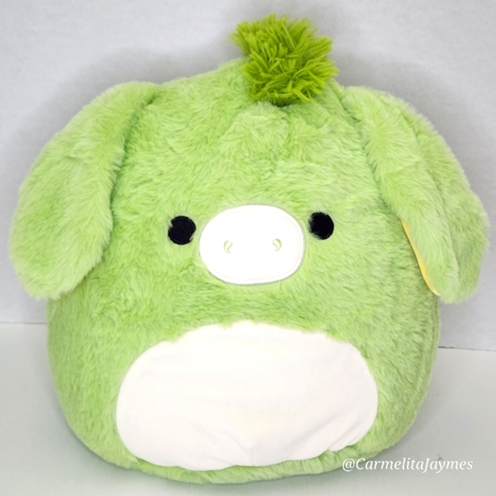 JUNIPER 🫏 FUZZAMALLOW GREEN DONKEY Original Squishmallow By Kellytoy NWT
